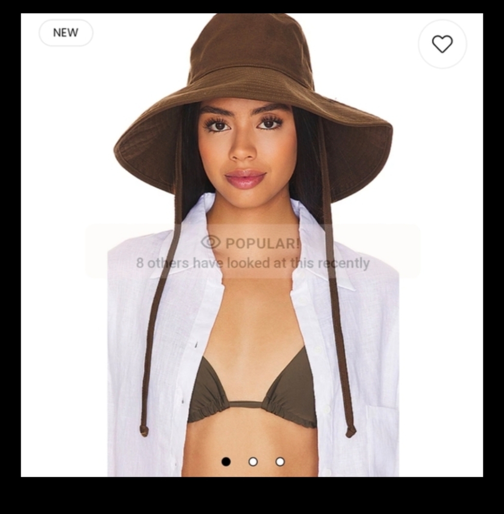 Lack of color Holiday bucket Hat new with tags , olive - Picture 2 of 8